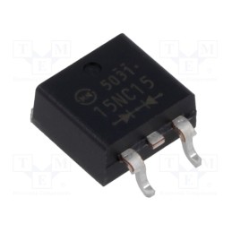 10 pcs : DF15NC15-7102 - Diode: Schottky rectifying, SMD, 150V, 15A, SC83,