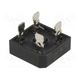 10 pcs : BR152 - Bridge rectifier: single-phase, Urmax: 200V, If: 15A, Ifsm: 300A
