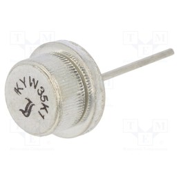 10 pcs : KYW35K1 - Diode: rectifying, 100V, 35A, 130A, Ø12,77x6,6mm, cathode on wire