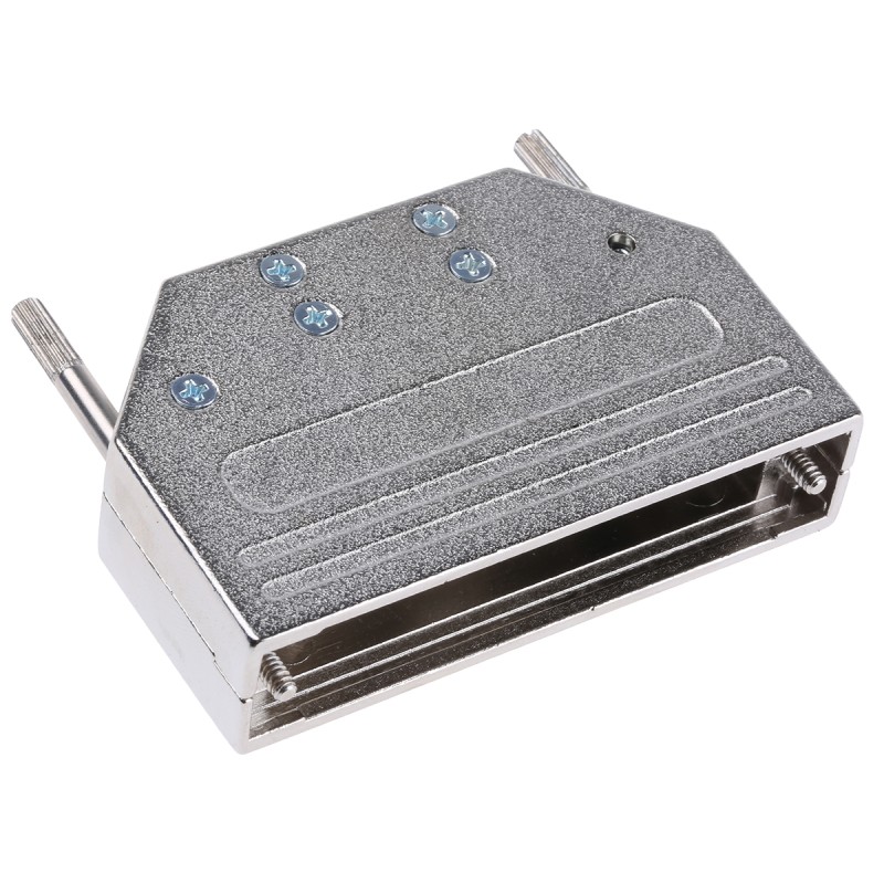 1 pcs - MH Connectors MHDTZI Series Zinc D Sub Backshell, 50 Way, Strain Relief