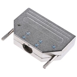 1 pcs - MH Connectors MHDTZI Series Zinc D Sub Backshell, 50 Way, Strain Relief