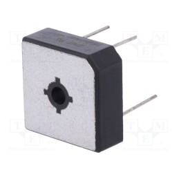 10 pcs : BR5005W - Bridge rectifier: single-phase, Urmax: 50V, If: 50A, Ifsm: 500A