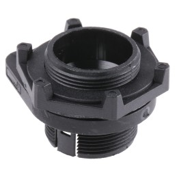 1 pcs - Bulgin Circular Connector, Panel Mount, Miniature Connector, Socket, IP68, Mini Buccaneer Series