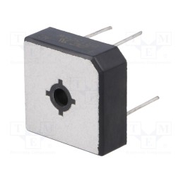 10 pcs : BR1505W - Bridge rectifier: single-phase, Urmax: 50V, If: 15A, Ifsm: 300A
