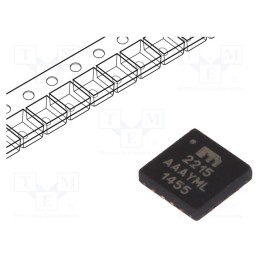 10 pcs : MIC2215-AAAYML-TR - IC: voltage regulator, LDO,linear,adjustable, 2÷5.5V, 0.25A, SMD