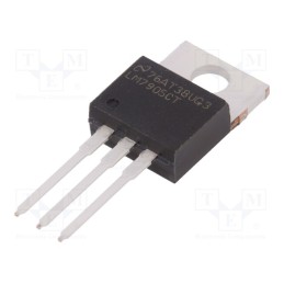 10 pcs : LM7905CT/NOPB - IC: voltage regulator, fixed, -5V, 1.5A, TO220, THT, , 0÷125°C