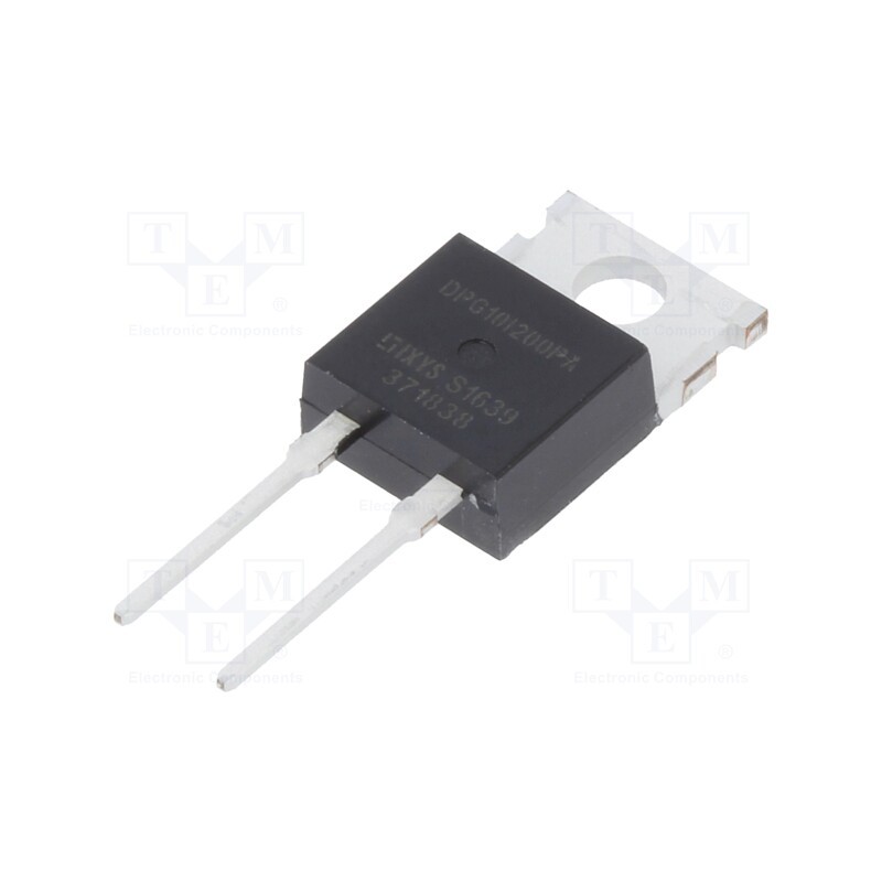 10 pcs : DPG10I200PA - Diode: rectifying, THT, 200V, 10A, , Ifsm: 140A, TO220AC, 65W