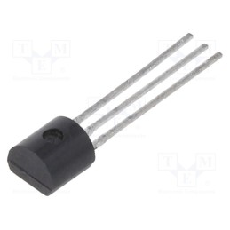 10 pcs : NTE69 - Transistor: NPN, bipolar, 25V, 50mA, 0.35W, TO92