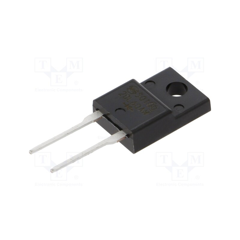 10 pcs : SF20L60AM-5600 - Diode: rectifying, THT, 600V, 20A, , Ifsm: 650A, Ufmax: 2.1V, 35ns