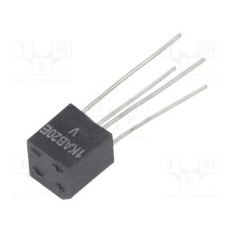 10 pcs : VS-1KAB20E - Bridge rectifier: single-phase, Urmax: 200V, If: 1.2A, Ifsm: 52A