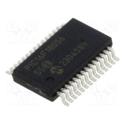 10 pcs : PIC16F18056-I/SS - IC: PIC microcontroller, 28kB, ADC,DAC,EUSART,I2C / SPI, SMD