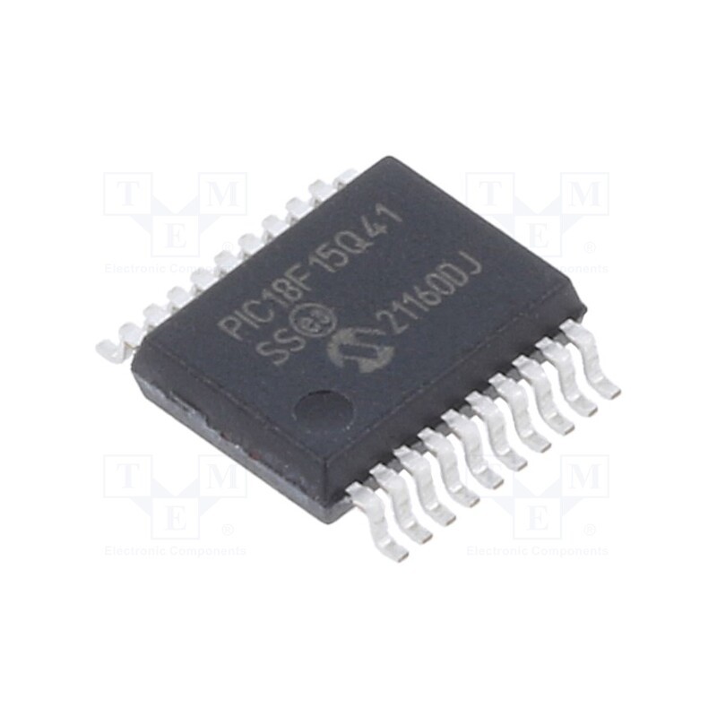 10 pcs : PIC18F15Q41-I/SS - IC: PIC microcontroller, 32kB, 64MHz, I2C,SPI x2,UART, 1.8÷5.5VDC