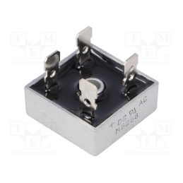 10 pcs : MB258 - Bridge rectifier: single-phase, Urmax: 800V, If: 25A, Ifsm: 400A