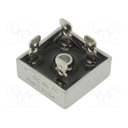 10 pcs : KBPC3504 - Bridge rectifier: single-phase, Urmax: 400V, If: 35A, Ifsm: 400A