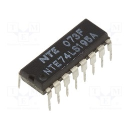 10 pcs : NTE74LS195A - IC: digital, 4bit,parallel access register, TTL, THT, DIP16