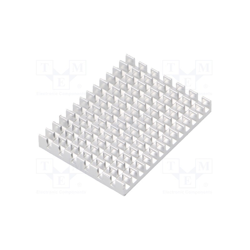 10 pcs : ODS-15694 - Heatsink: extruded, grilled, Raspberry Pi, silver, L: 40mm, W: 30mm