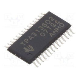 10 pcs : TPA3136D2PWP - IC: audio amplifier, Pout: 20W, 4.5÷14.4VDC, Ch: 2, Amp.class: D
