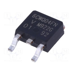 10 pcs : VS-6CWQ04FN-M3 - Diode: Schottky rectifying, SMD, 40V, 3.5Ax2, DPAK,