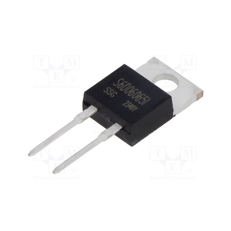 10 pcs : S6D06065I - Diode: Schottky rectifying, SiC, THT, 650V, 6A, 88W, TO220ISO,