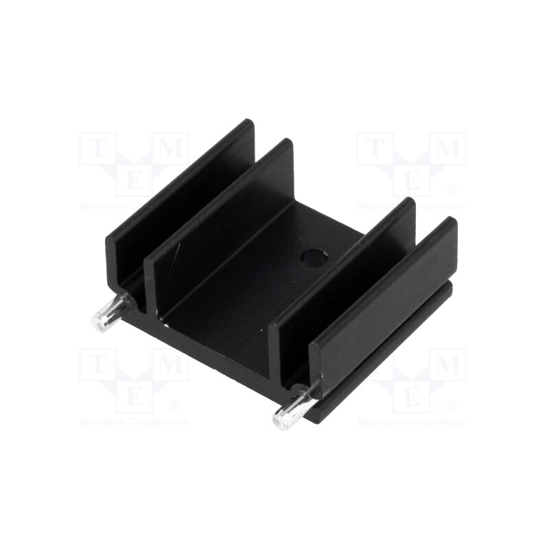 10 pcs : - Heatsink: extruded, TO220, L: 25mm, W: 29mm, H: 12mm, 9K/W