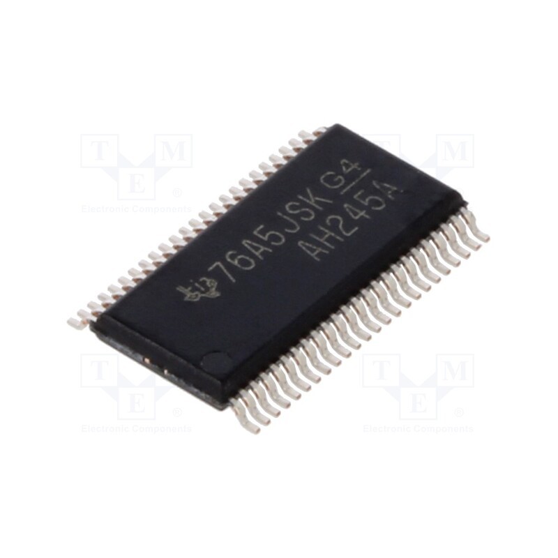 10 pcs : SN74ABT16245ADGVR - IC: digital, bus transceiver, Ch: 16, BiCMOS,TTL, SMD, TVSOP48, ABT