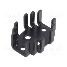 10 pcs : ATS-PCBT1084 - Heatsink: extruded, U, TO3, black, L: 41.4mm, W: 32.8mm, H: 19mm