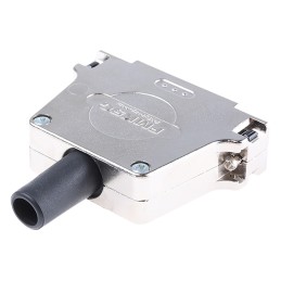 1 pcs - FCT from Molex FMK Series Die Cast Zinc D Sub Backshell, 50 Way, Strain Relief