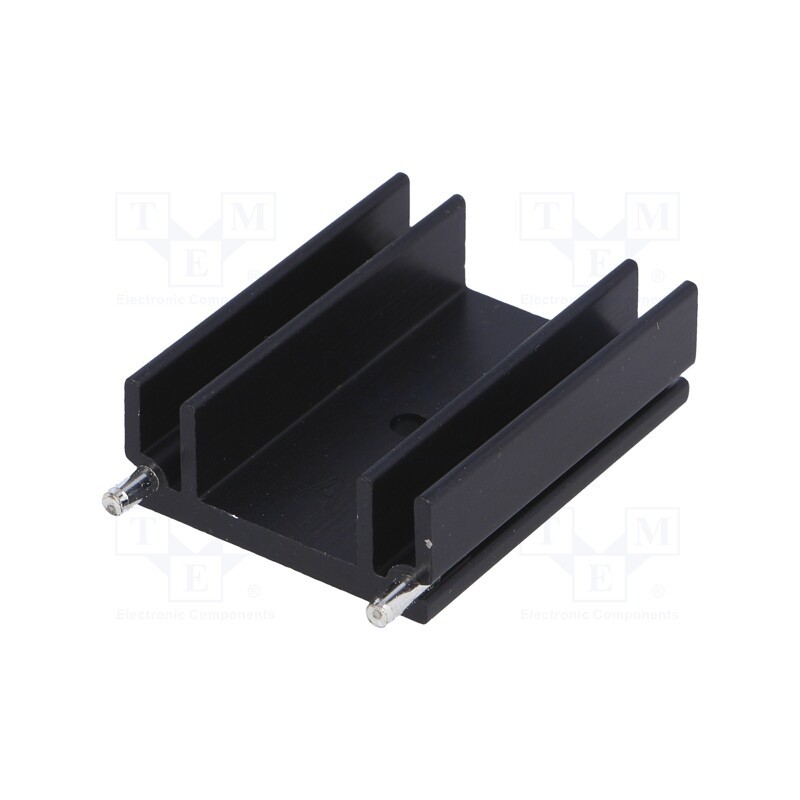 10 pcs : - Heatsink: extruded, TO220, L: 37.5mm, W: 29mm, H: 12mm, 8.5K/W