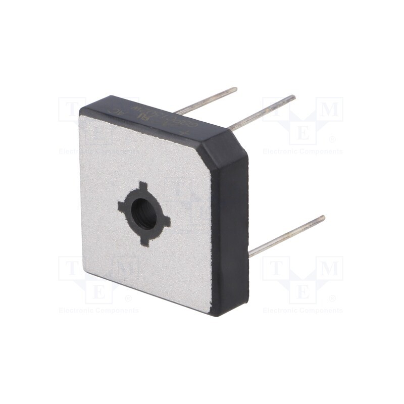 10 pcs : GBPC1502W - Bridge rectifier: single-phase, Urmax: 200V, If: 15A, Ifsm: 300A