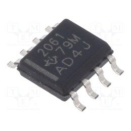 10 pcs : TPS2061D - IC: power switch, high-side, 1A, Ch: 1, N-Channel, SMD, SO8,