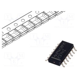 10 pcs : TLV2374IDR - IC: operational amplifier, 3MHz, Ch: 4, SO14, ±1.35÷8VDC,2.7÷16VDC