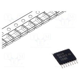 10 pcs : AM26LV31EIPWR - IC: interface, line driver, half duplex,RS422, 32000kbps, TSSOP16
