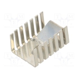 10 pcs : FK 243 MI 247 H - Heatsink: extruded, U, natural, L: 27mm, W: 20mm, H: 13mm, 19K/W, raw