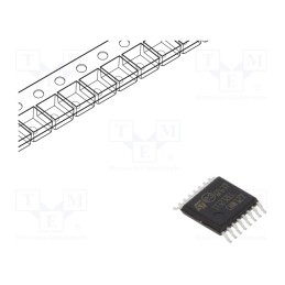 10 pcs : ST3232ECTR - IC: interface, transceiver, full duplex,RS232, 250kbps, TSSOP16