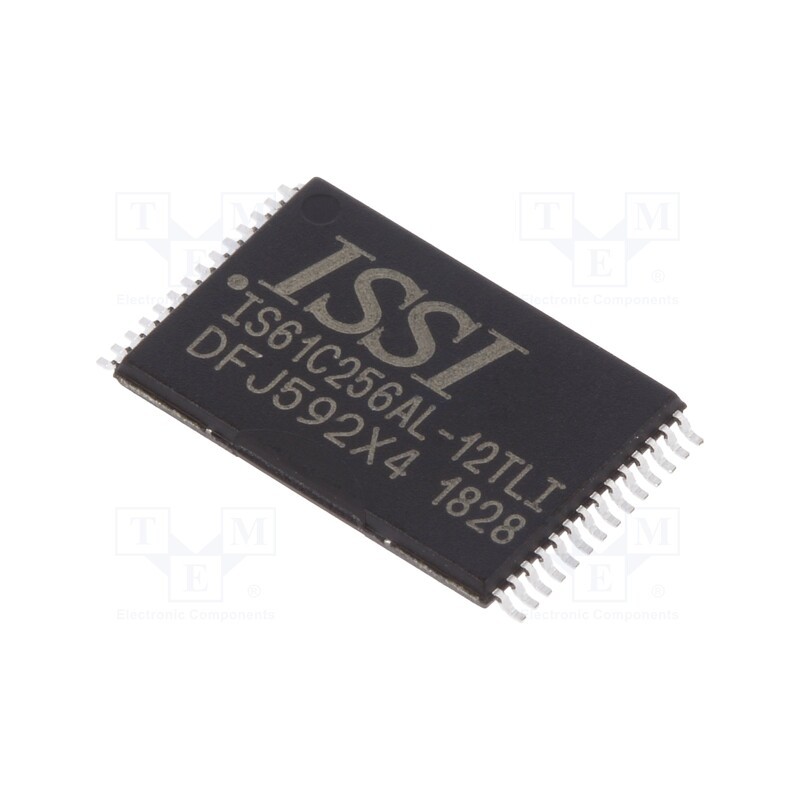 10 pcs : IS61C256AL-12TLI - IC: SRAM memory, 256kbSRAM, 32kx8bit, 5V, 12ns, TSOP28, parallel