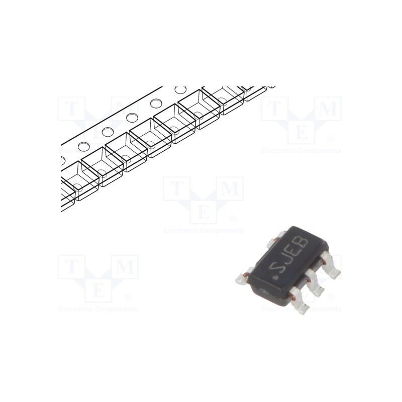 10 pcs : LM3671MF-3.3/NOPB - IC: PMIC, DC/DC converter, Uin: 2.7÷5.5V, Uout: 3.3V, 0.6A, SOT23-5