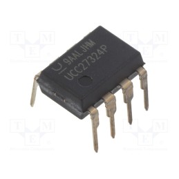 10 pcs : UCC27324P - IC: driver, MOSFET half-bridge, low-side,gate driver, DIP8, 4.5A