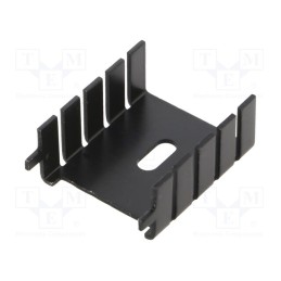 10 pcs : FI306/SE - Heatsink: moulded, TO220, black, L: 12.7mm, W: 25.4mm, H: 29.3mm