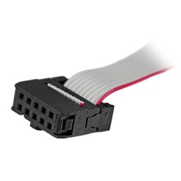 1 pcs - StarTech.com Female 10 Pin IDC to Male 9 Pin D-sub Serial Cable, 260mm