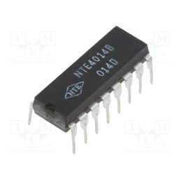 10 pcs : NTE4014B - IC: digital, 8bit,static shift register,synchronous, CMOS, THT