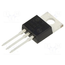 10 pcs : MCP1826S-1802E/AB - IC: voltage regulator, LDO,linear,fixed, 1.8V, 1A, TO220-3, THT