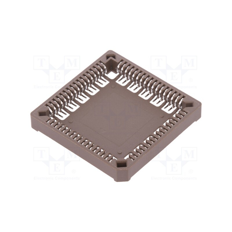 10 pcs : PLCC-68SMD - Socket: integrated circuits, PLCC68, phosphor bronze, tinned, 1A