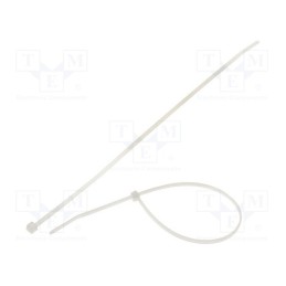 200 pcs : 111-02119 - Cable tie, L: 205mm, W: 2.5mm, polyamide, 80N, natural, Ømax: 55mm