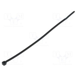 200 pcs : 111-02360 - Cable tie, L: 145mm, W: 2.5mm, polyamide, 80N, black, Ømax: 35mm, T