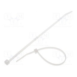 200 pcs : 111-03219 - Cable tie, L: 150mm, W: 3.5mm, polyamide, 135N, natural, Ømax: 35mm