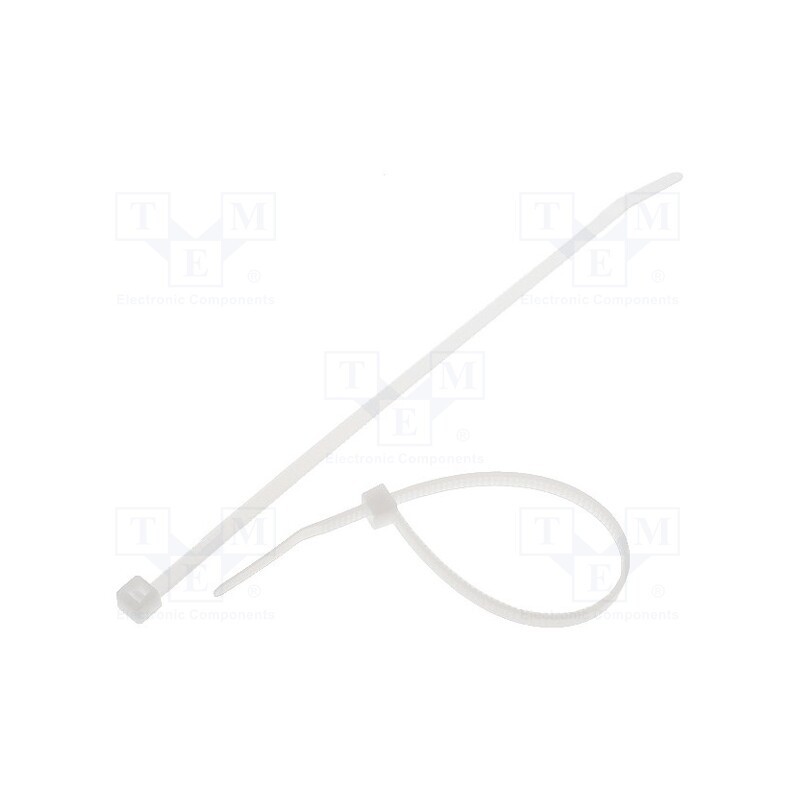 200 pcs : 111-03219 - Cable tie, L: 150mm, W: 3.5mm, polyamide, 135N, natural, Ømax: 35mm