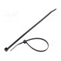 200 pcs : 111-03260 - Cable tie, L: 150mm, W: 3.5mm, polyamide, 135N, black, Ømax: 35mm