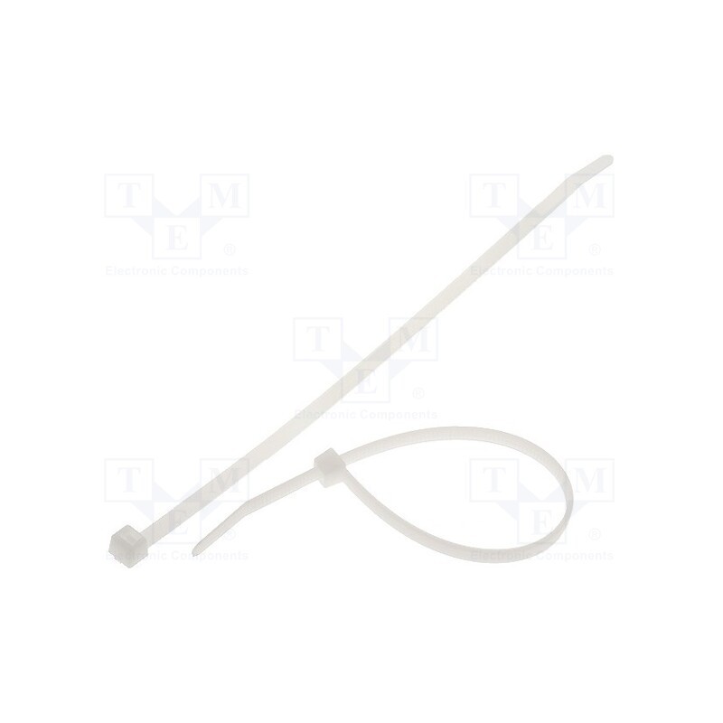 200 pcs : 111-05019 - Cable tie, L: 210mm, W: 4.7mm, polyamide, 355N, natural, Ømax: 55mm