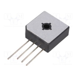 10 pcs : BR1505L - Bridge rectifier: single-phase, Urmax: 50V, If: 15A, Ifsm: 300A