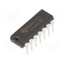 10 pcs : NTE4541B - IC: digital, binary counter,timer, CMOS, 3÷18VDC, THT, DIP14, Ch: 1